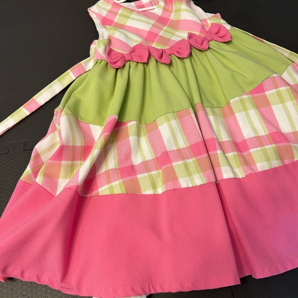Rare Editions Other - Rare Editions Pink and Green Ruffled Sundress